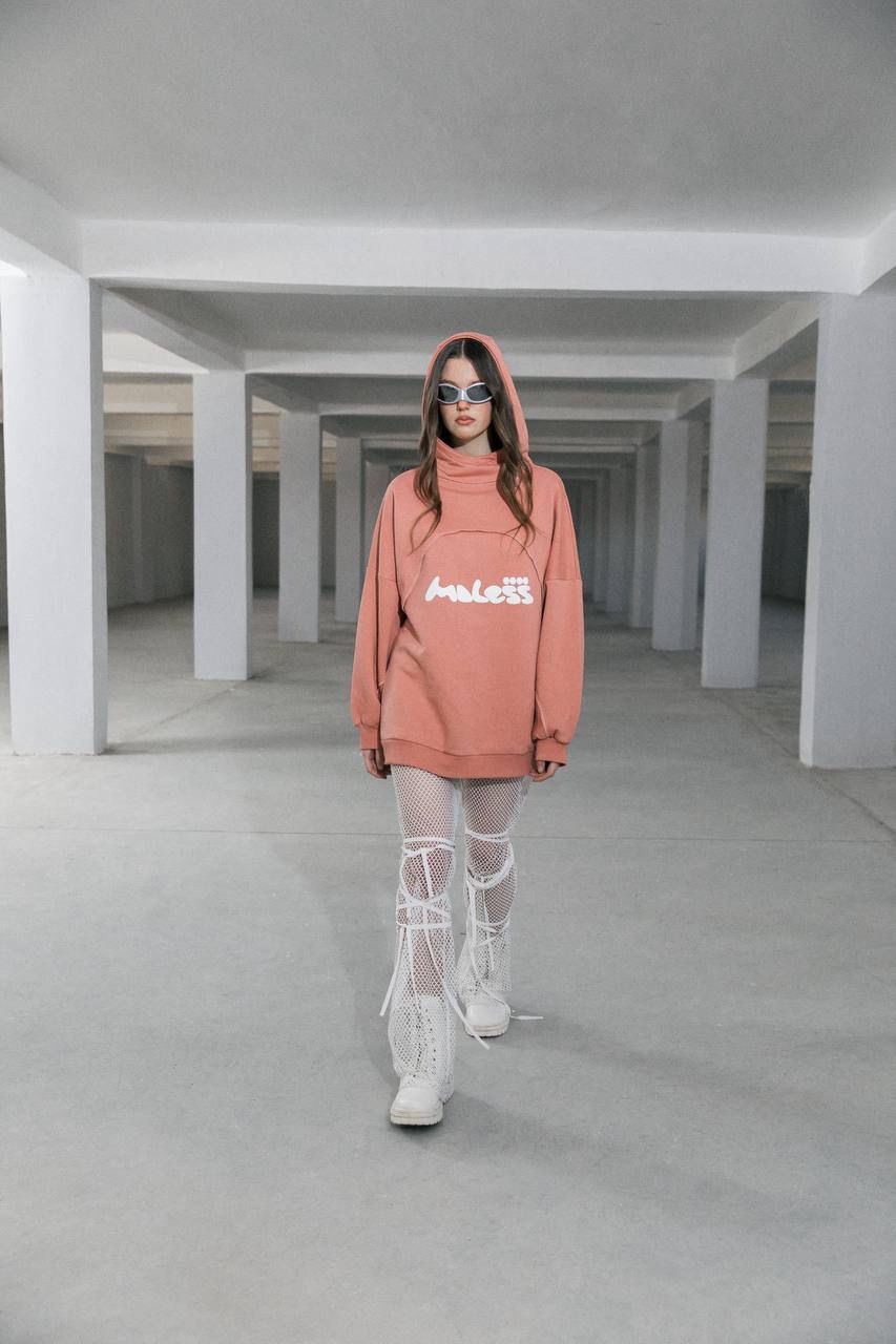 Peach hoodie